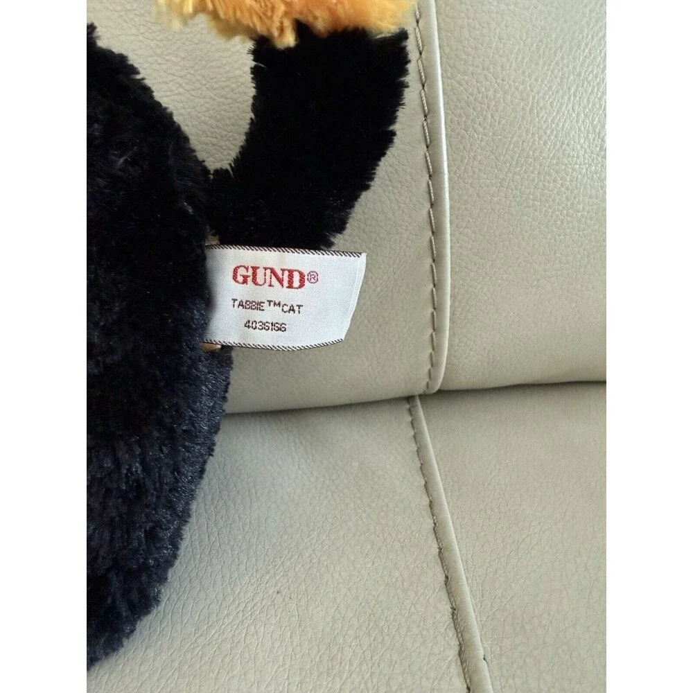 Gund Halloween Tabbie Cat Black Arched HTF Limited Plush 11x7 EUC